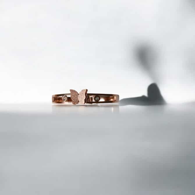 Rose Gold Butterfly Bracelet – Anti-Tarnish Elegance - Image 3